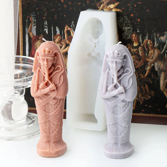 Egyptian mummy Candle Silicone Mould