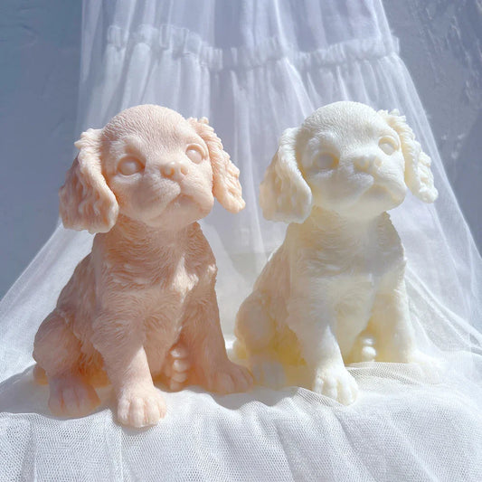 King Charles Puppy Candle Mould