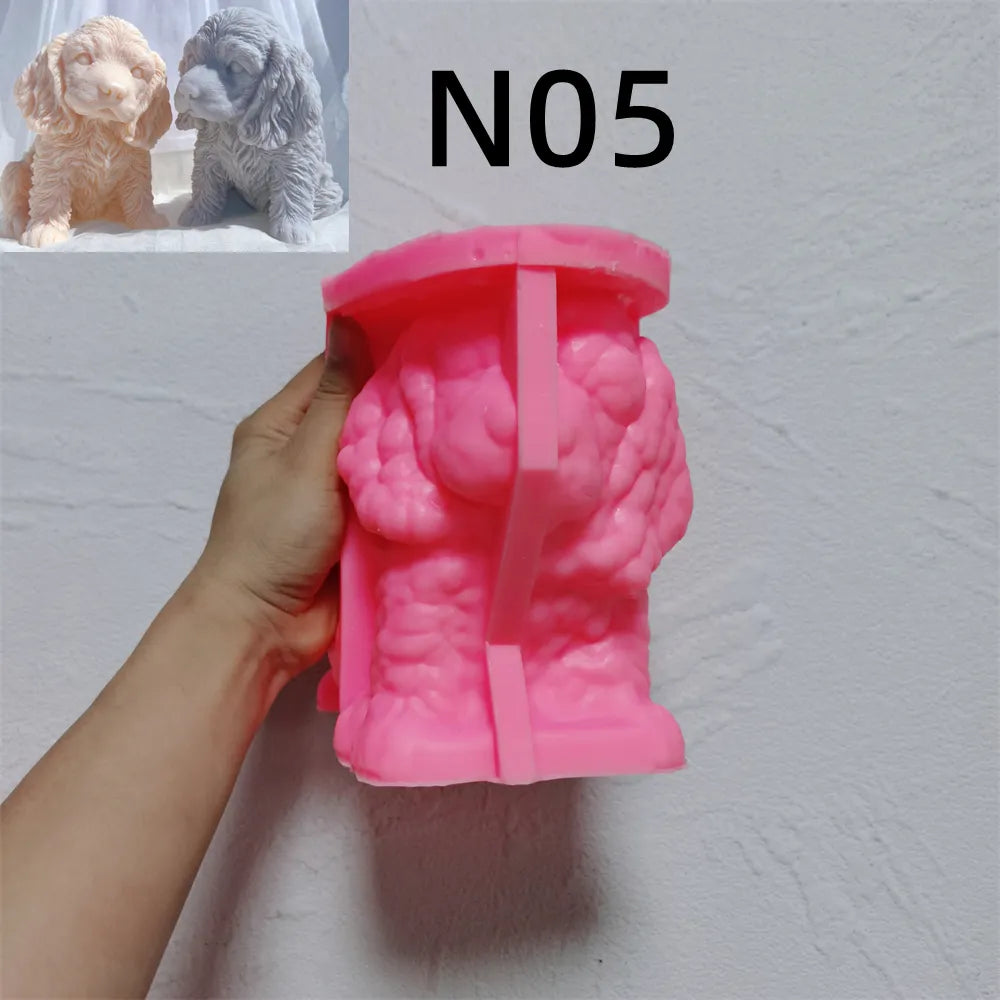 Cocker Spaniel Puppy Candle Mould