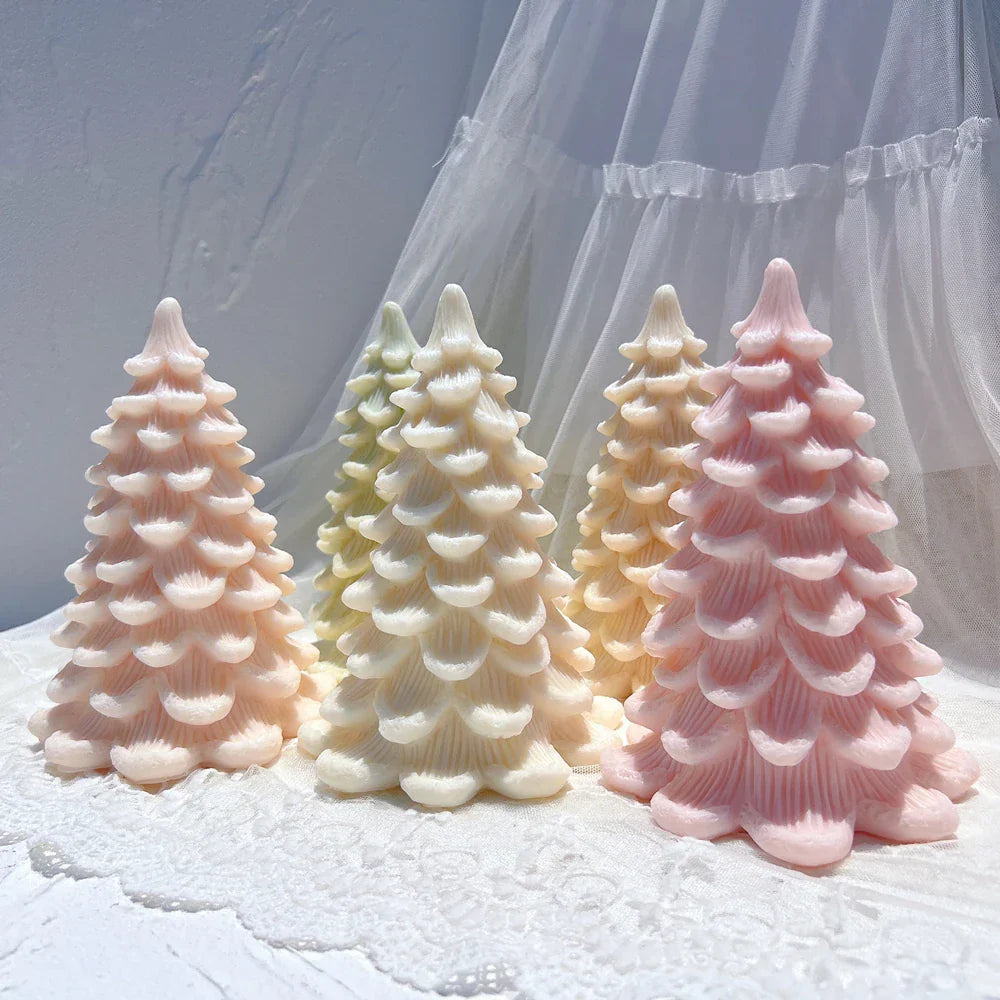 17.5CM Christmas Tree Silicone Candle Mould