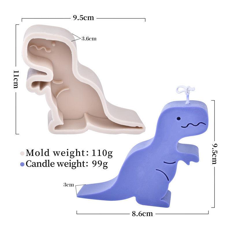 Silicone Animal Candle Moulds Frog, Stegosaurus, Owl, Plesiosaur, Tyrannosaurus, Triceratops, Elephant, Giraffe Candles Moulds
