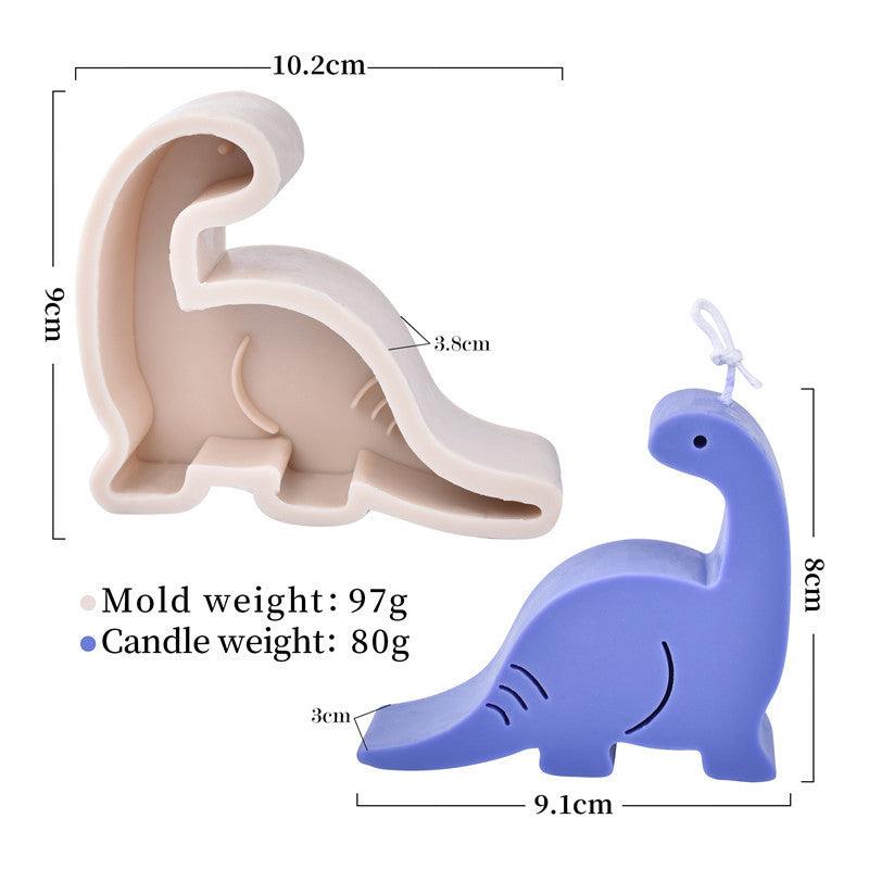 Silicone Animal Candle Moulds Frog, Stegosaurus, Owl, Plesiosaur, Tyrannosaurus, Triceratops, Elephant, Giraffe Candles Moulds