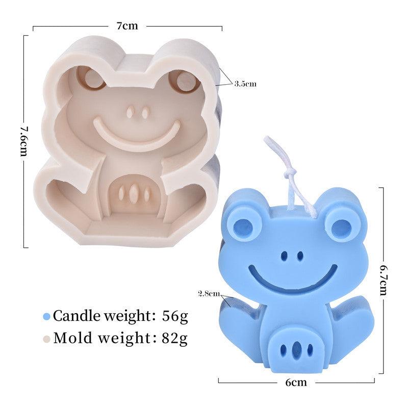 Silicone Animal Candle Moulds Frog, Stegosaurus, Owl, Plesiosaur, Tyrannosaurus, Triceratops, Elephant, Giraffe Candles Moulds