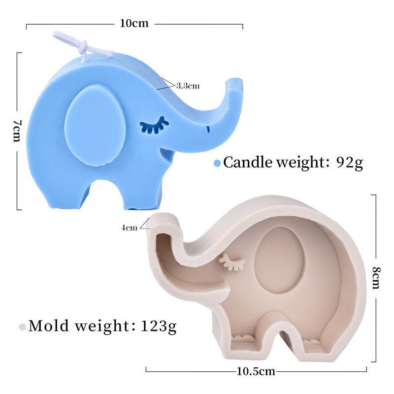Silicone Animal Candle Moulds Frog, Stegosaurus, Owl, Plesiosaur, Tyrannosaurus, Triceratops, Elephant, Giraffe Candles Moulds