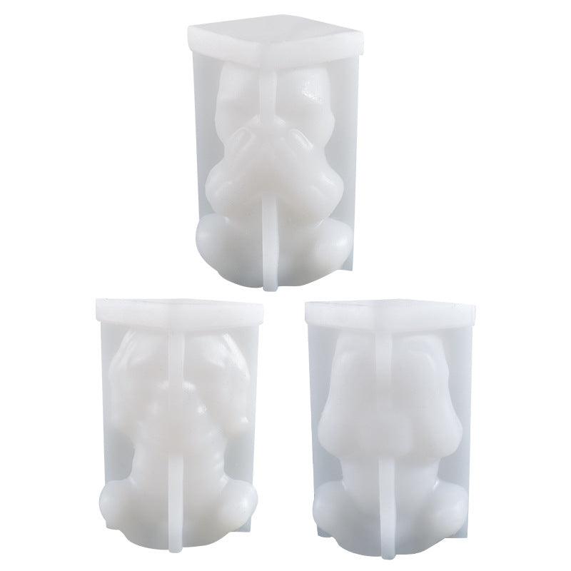 Skull Candle Cover Eyes Mouth And Ears Diy Handmade Candle Mould Candles Moulds