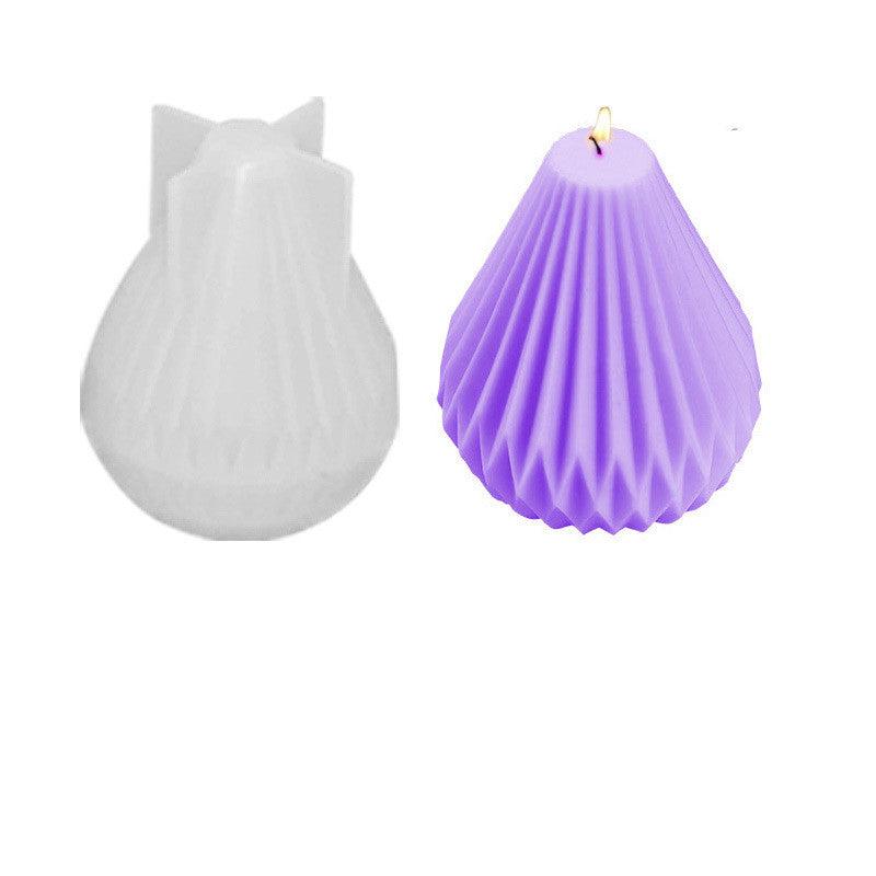 Spiral Cylinder Scented Candle Silicone Mould DIY Candles Moulds