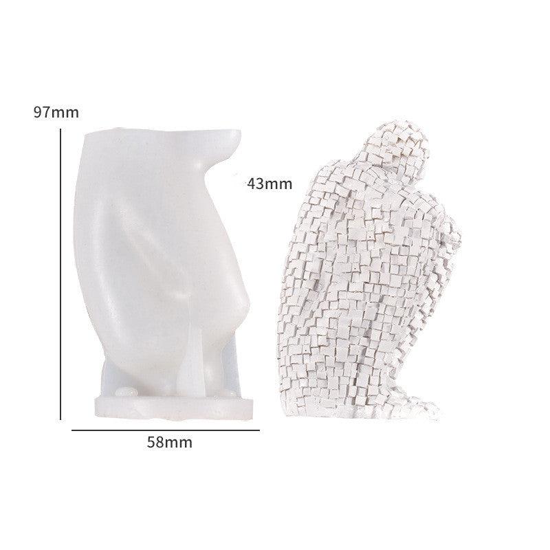 Spiral Cylinder Scented Candle Silicone Mould DIY Candles Moulds