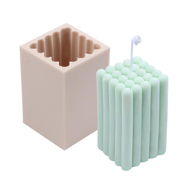 Square Bubble Candle Mould