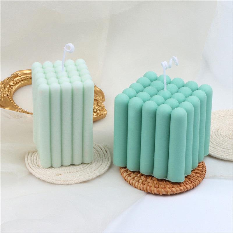 Square Bubble Candle Mould