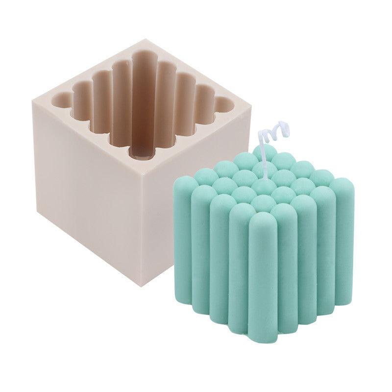 Square Bubble Candle Mould