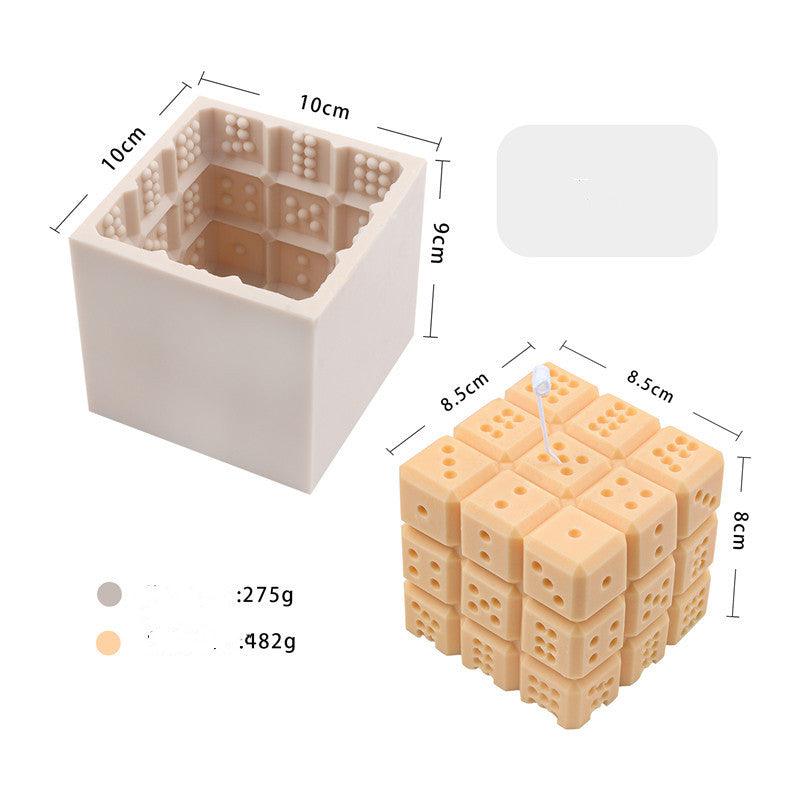 Square Dice Silicone Candle Mould Candles Moulds