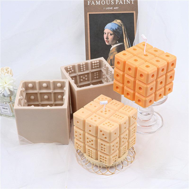 Square Dice Silicone Candle Mould Candles Moulds