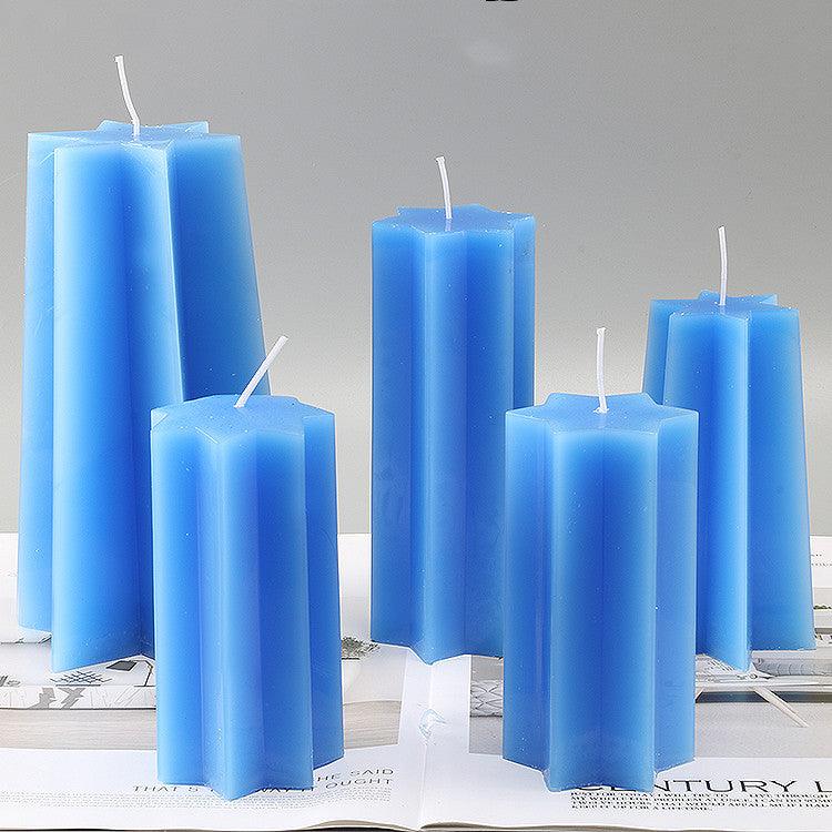 Star Shape Acrylic Plastic Candle Mould Candles Moulds