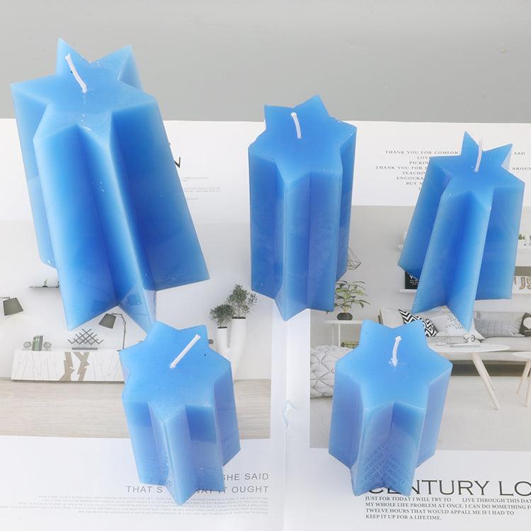 Star Shape Acrylic Plastic Candle Mould Candles Moulds