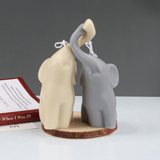 Stretch Nose Elephant Candle Mould Aromatherapy Candles Moulds