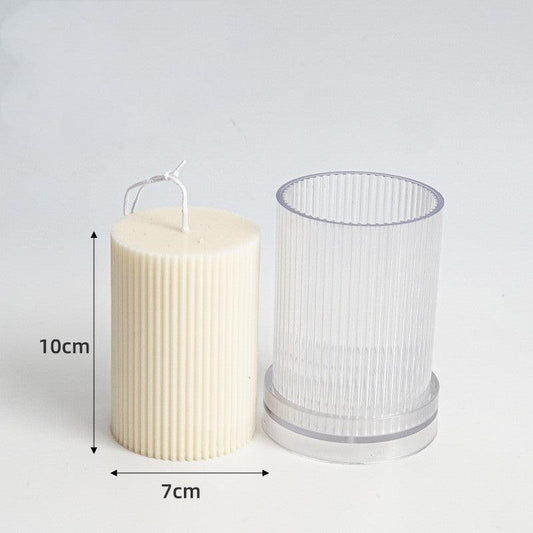 Striped Candle Pc Acrylic Plastic Mould Candles Moulds
