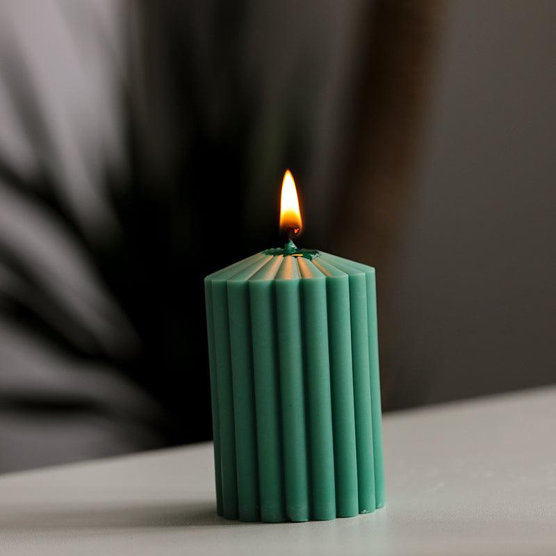 Striped Simple Decorative Candle Mould Candles Moulds