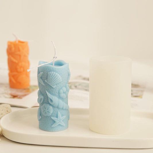 Transform Your Home into a Beach Paradise with Conch, Scallop, and Starfish Mould Candles Candles Moulds