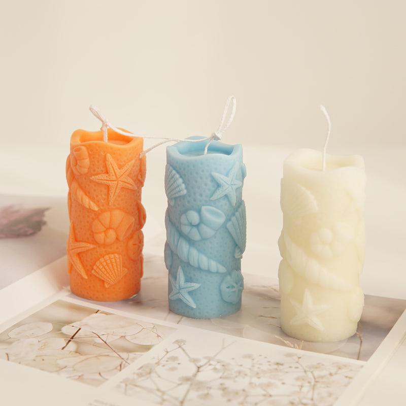 Transform Your Home into a Beach Paradise with Conch, Scallop, and Starfish Mould Candles Candles Moulds