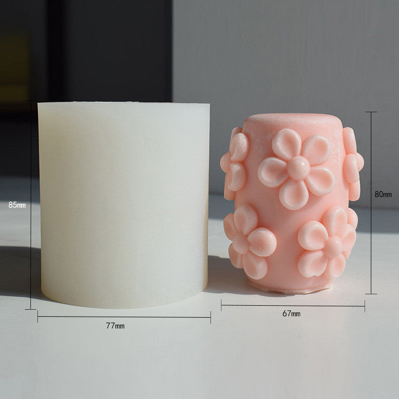 Transform Your Home with Flower Candle Mould Ornaments Candles Moulds