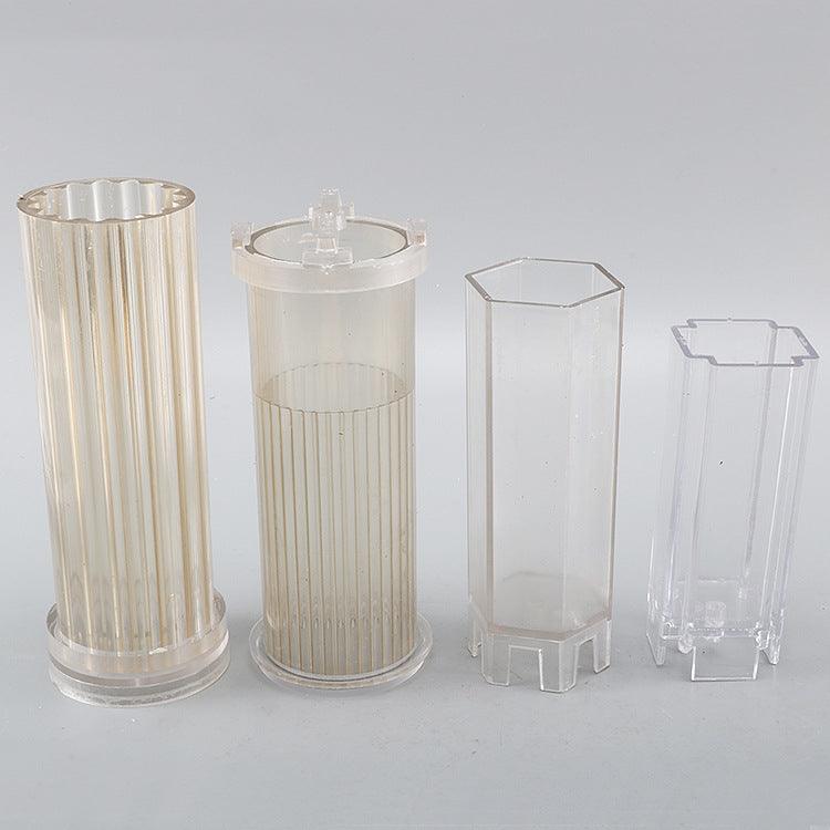 Striped Cylindrical Candle Mould