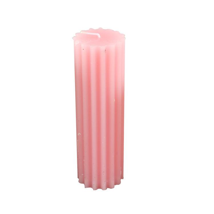 Striped Cylindrical Candle Mould