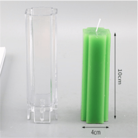 Striped Cylindrical Candle Mould