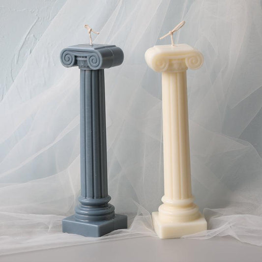 Transparent Roman Column Candle Mould Candles Moulds