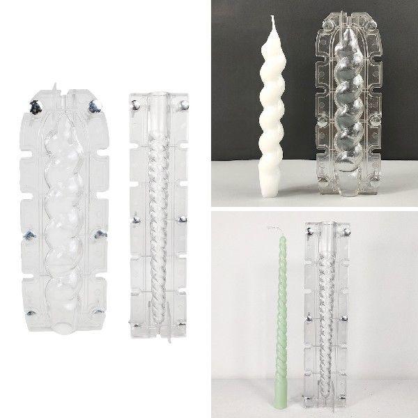 Transparent Taper Candle Mould Candles Moulds