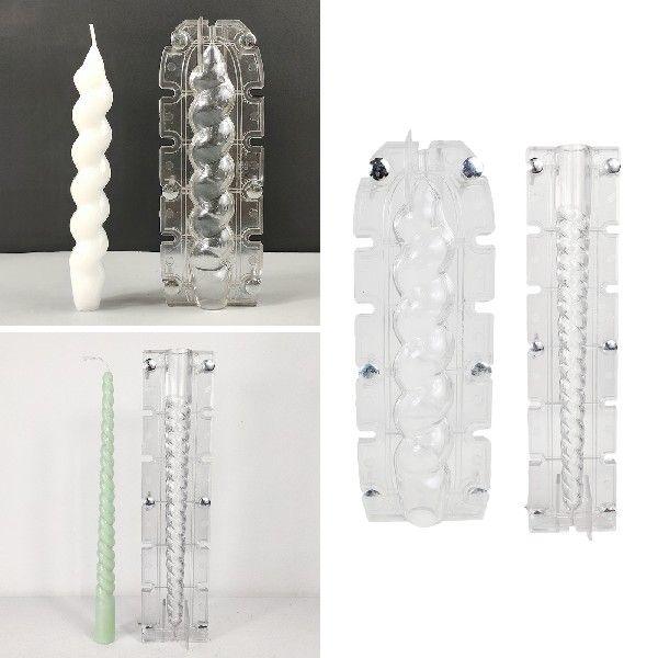 Transparent Taper Candle Mould Candles Moulds