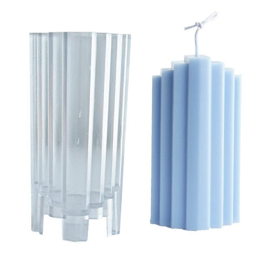 Trapezoidal building block candle Mould Candles Moulds