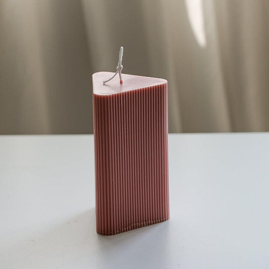 Triangular Vertical Striped Candle Mould Candles Moulds