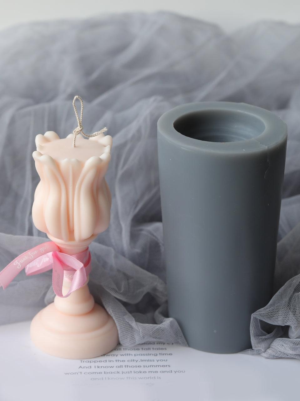 Tulip Candlestick Candle Mould Candles Moulds