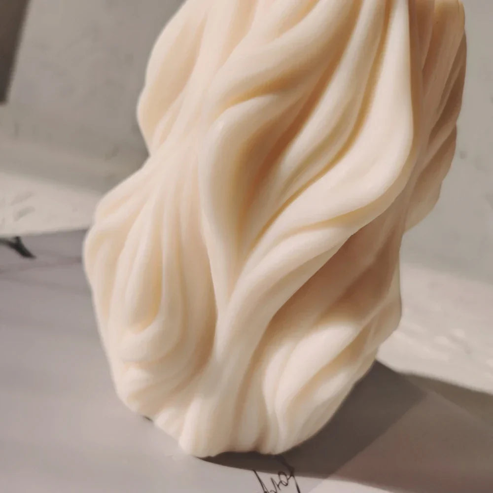 Wavy Swirl Candle Mould