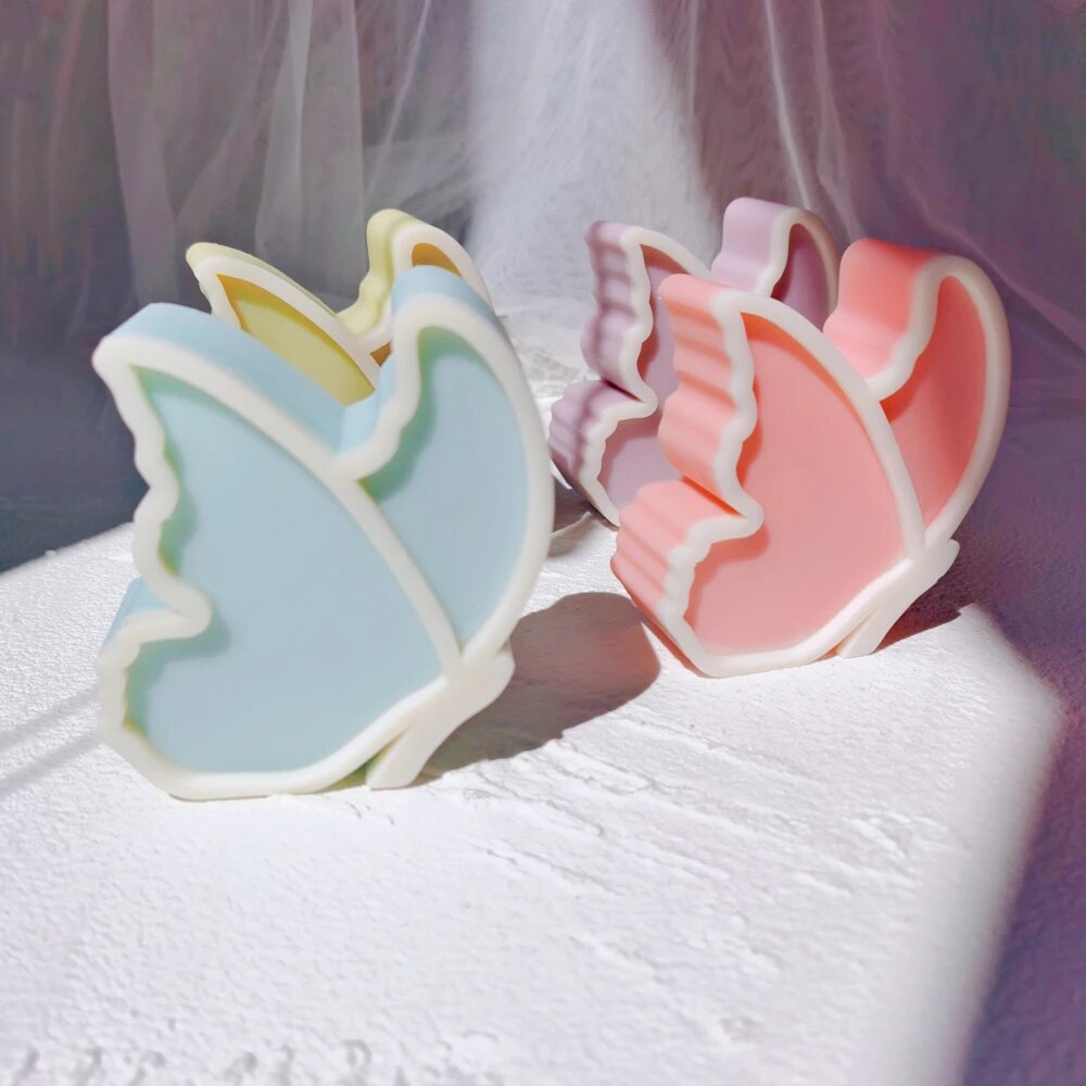 3D Cute Butterfly Candle Silicone Mould