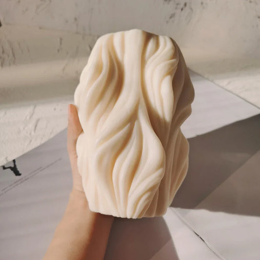 Wavy Swirl Candle Mould