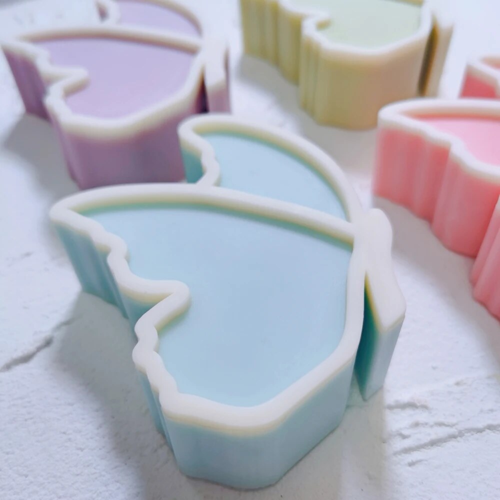 3D Cute Butterfly Candle Silicone Mould