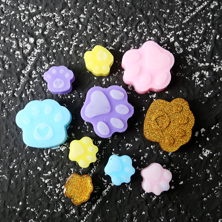 Unleash Your Creativity with a Handmade Crystal Epoxy Dog Paw Silicone Mould Candles Moulds