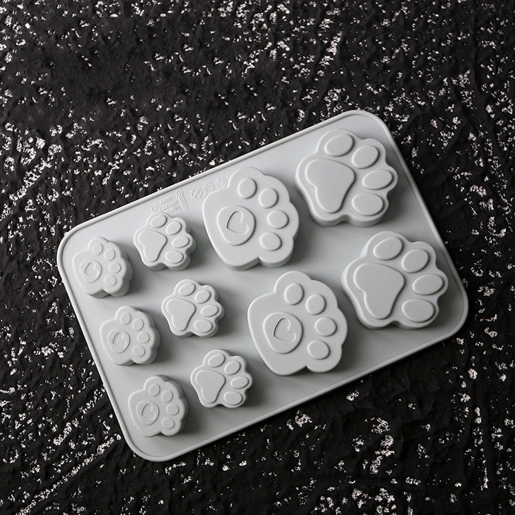 Unleash Your Creativity with a Handmade Crystal Epoxy Dog Paw Silicone Mould Candles Moulds