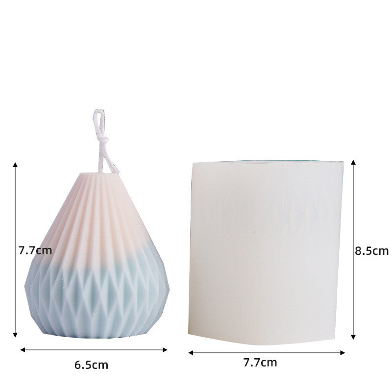 Unlock Creativity with our Striped Silicone Candle Mould - Craft Unique Candles Today! Candles Moulds