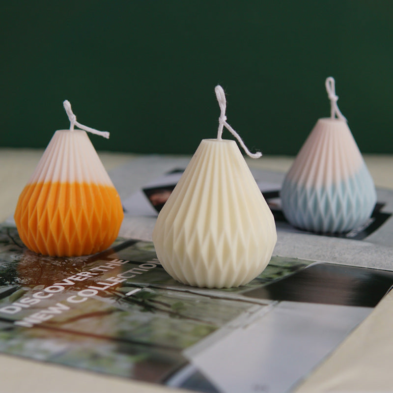 Unlock Creativity with our Striped Silicone Candle Mould - Craft Unique Candles Today! Candles Moulds