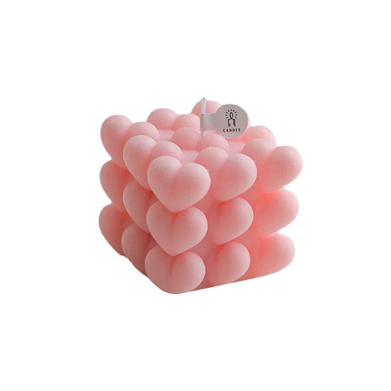 Valentines Day Love Cube Aromatherapy Candle Silicone Mould Candles Moulds