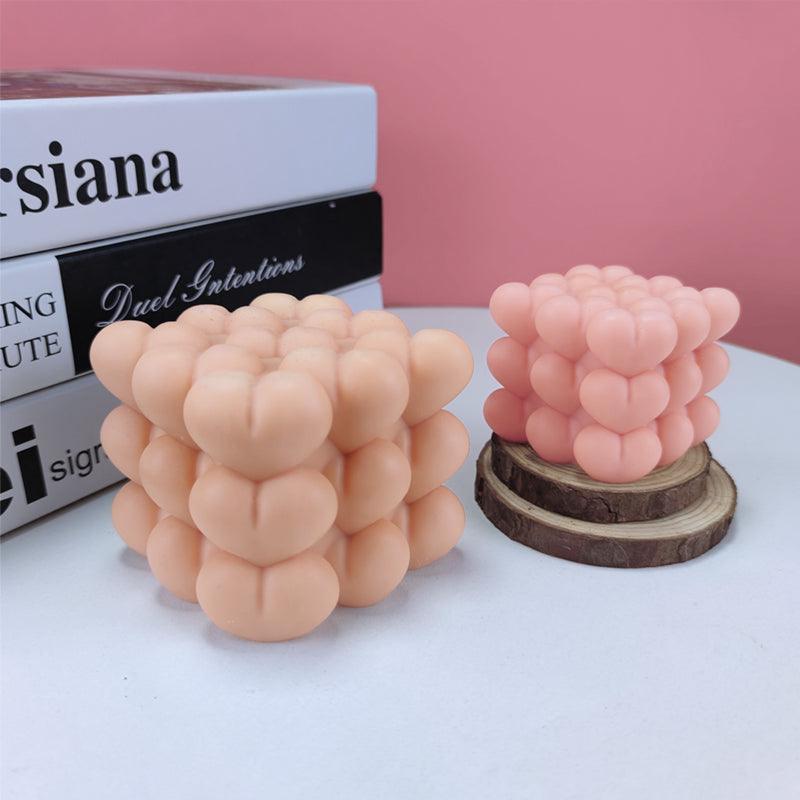 Valentines Day Love Cube Aromatherapy Candle Silicone Mould Candles Moulds