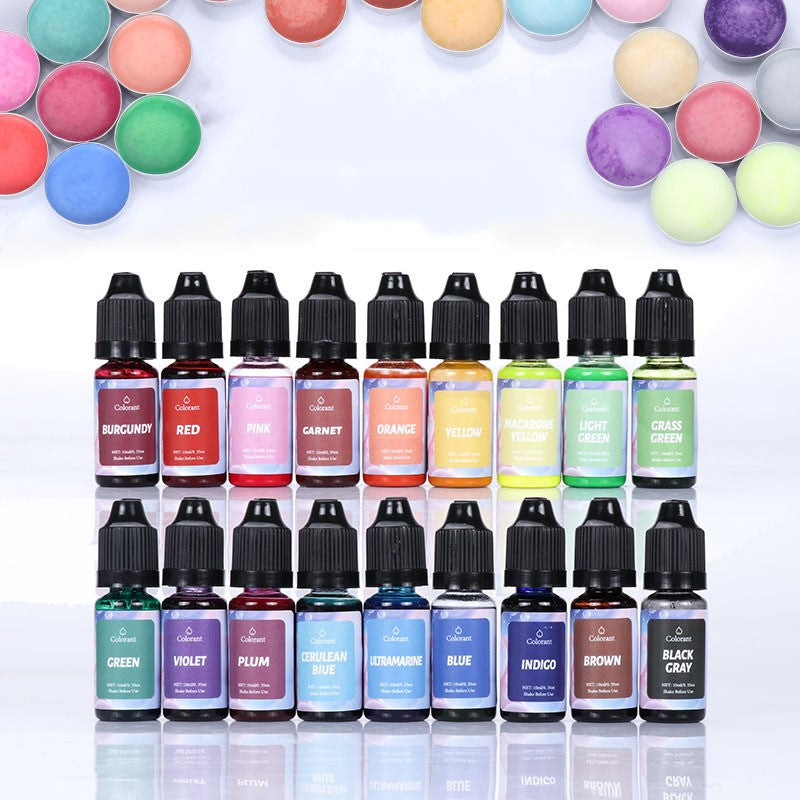 Vibrant Candle Dye Set - Create Custom Colors for Aromatherapy Candles Candles Moulds
