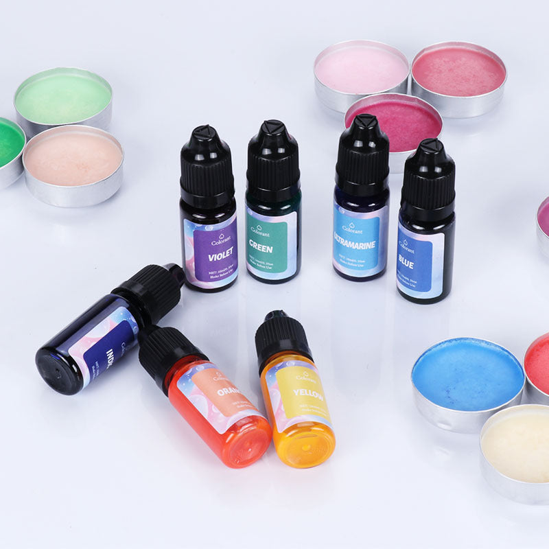 Vibrant Candle Dye Set - Create Custom Colors for Aromatherapy Candles Candles Moulds