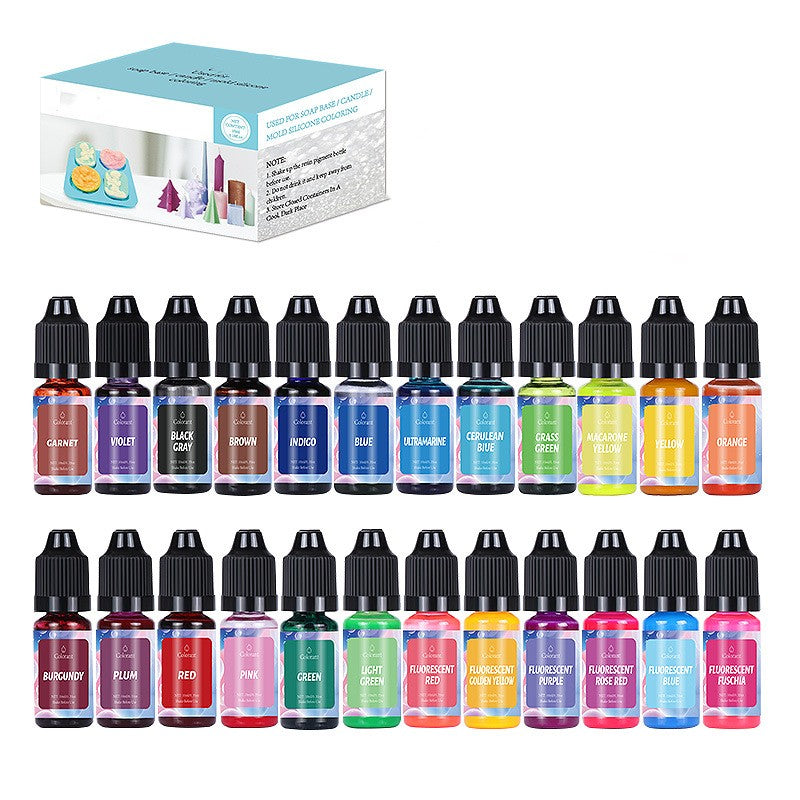 Vibrant Candle Dye Set - Create Custom Colors for Aromatherapy Candles Candles Moulds