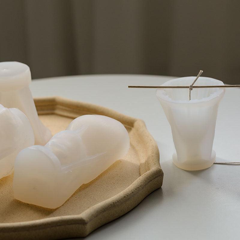 Wedding Dress K2 Mountain Moai monolithic human figure Greek Mythology Figurines Statue Sculpture Candle Moulds Candles Moulds