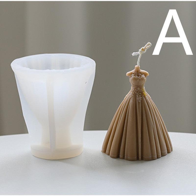 Wedding Dress K2 Mountain Moai monolithic human figure Greek Mythology Figurines Statue Sculpture Candle Moulds Candles Moulds