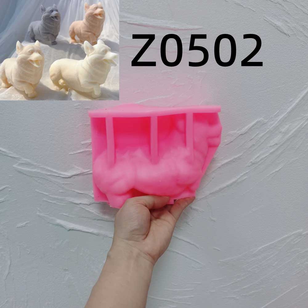 Welsh Corgi Pembroke Dog Candle Mould