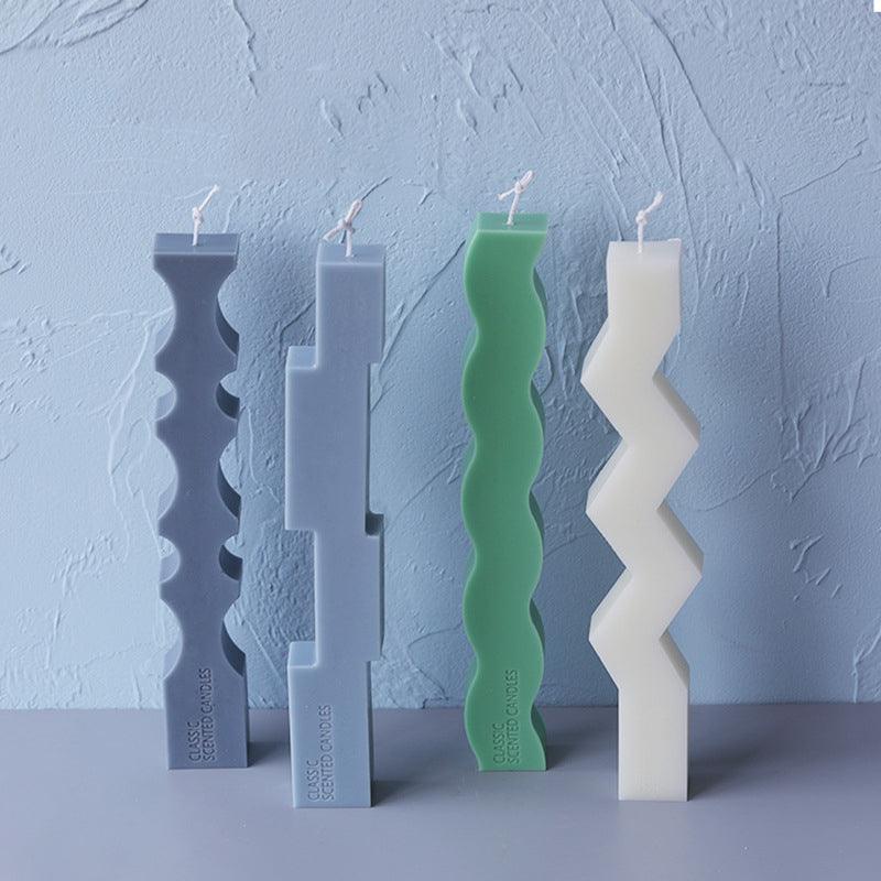 Wind Wave Pattern Silicone Candle Mould Candles Moulds